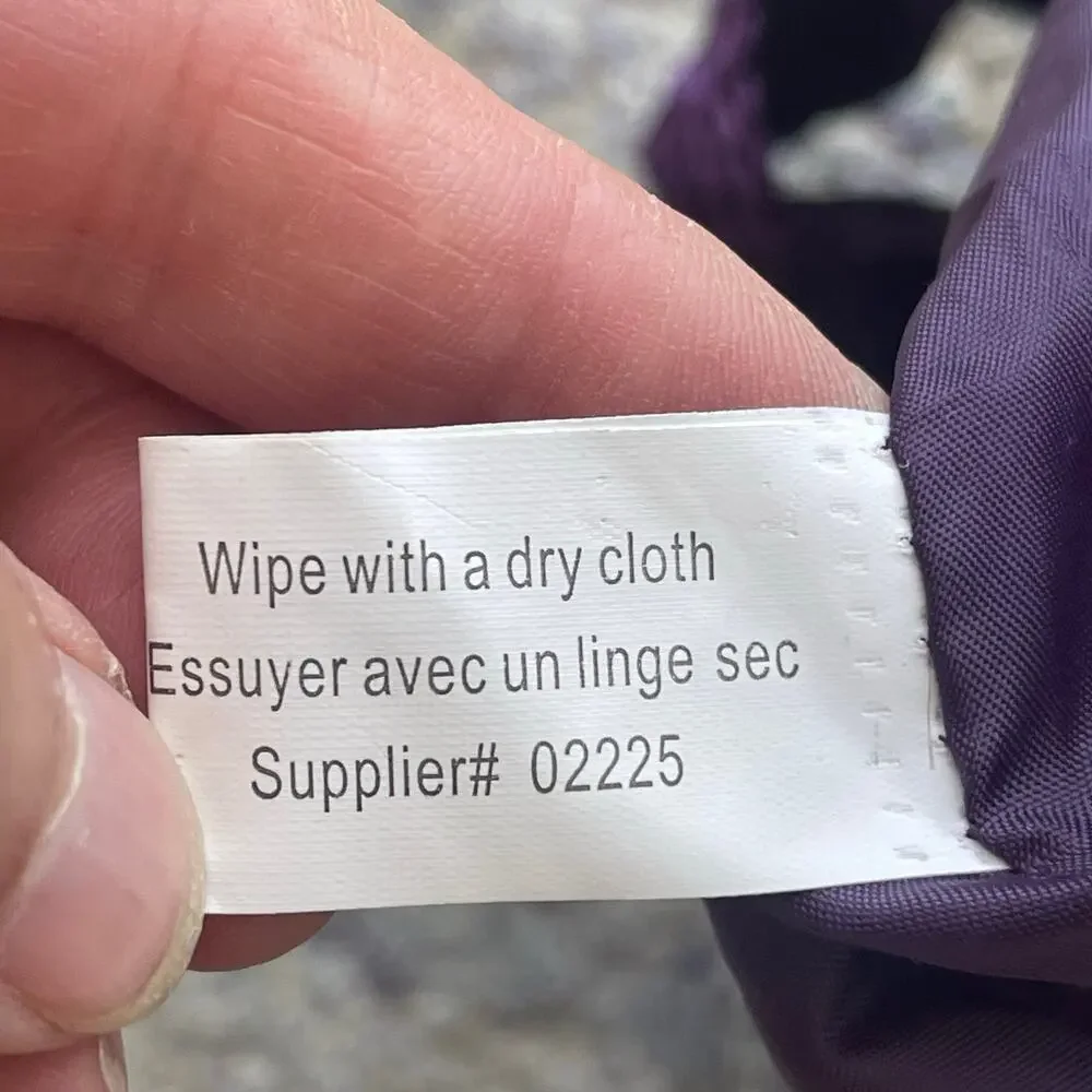 Purple Crochet Sequin Knit Hobo Shoulder Bag Slouchy Boho Handbag Zip Festival